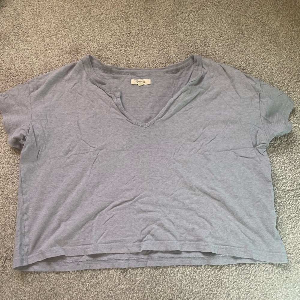 Purple madewell boxy tee